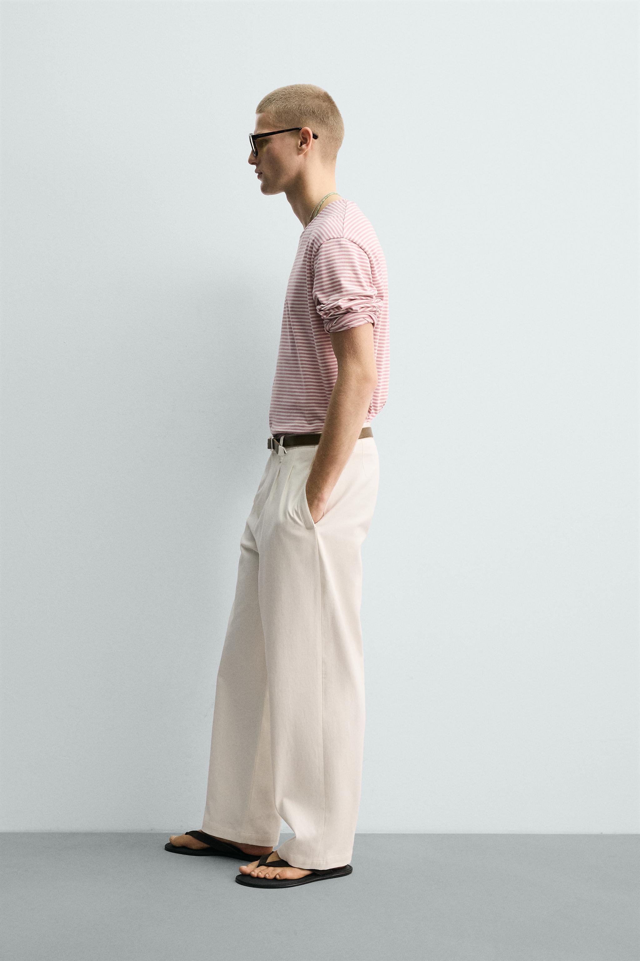 STRIPED JACQUARD T-SHIRT